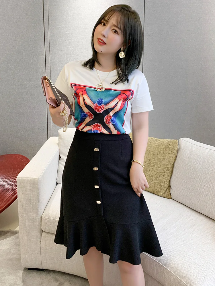 High quality Skirt only Irregular stack build A - Line type cloth skirt with belt the new winter 2022 skater skirt