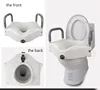 Factory discount PP Home Elevated toilet booster seat riser with handrails toilet seat cushion 2