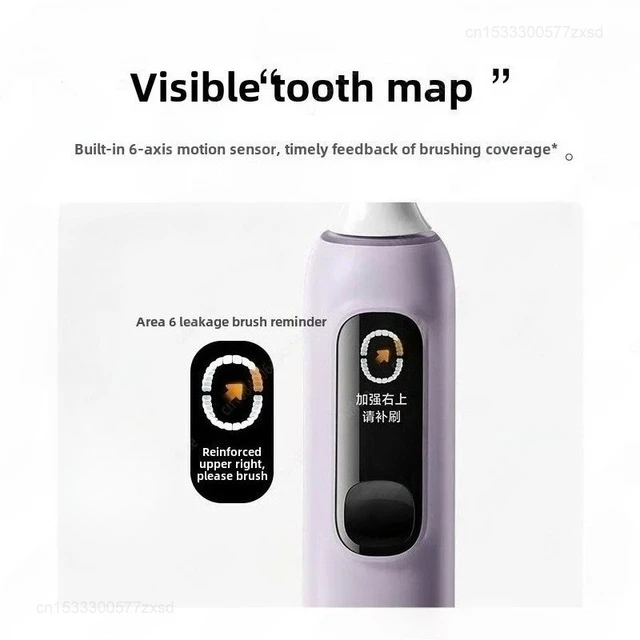 New Xiaomi Mijia Sonic Sweep Vibration Electric Toothbrush Pro Intelligent Tooth Surface Recognition Digital Display Reminder 4