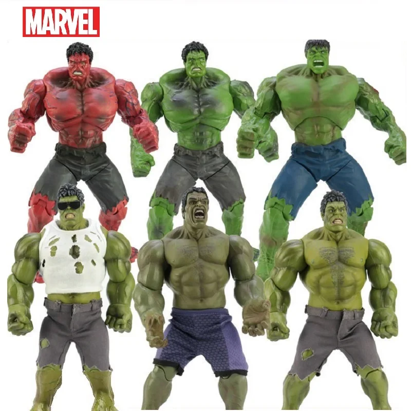 

26cm Avengers Marvel Hulk Thor 3 Ragnarok Hands Moveable War Hammer Battle Axe Gladiator Hulk Action Figure Model Toy Gifts