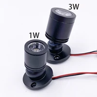 Mini LED Spotlights Ceiling Down Light 110V 220V DC12V 24V Surface Mounted Spots Cabinet Counter Jewelry Showcase Adjusta 1W 3W 1