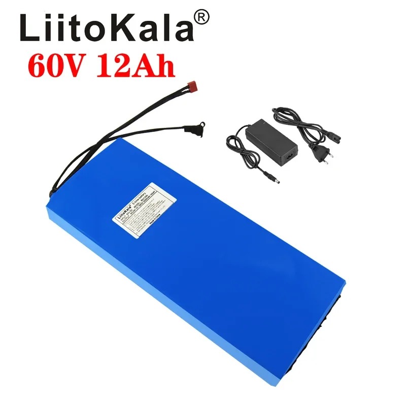 

LiitoKala 60V 12Ah 3000W 18650 Lithium Ion Battery Electric Bicycle Built-in BMS Plug T/XT60/XT90 Customization