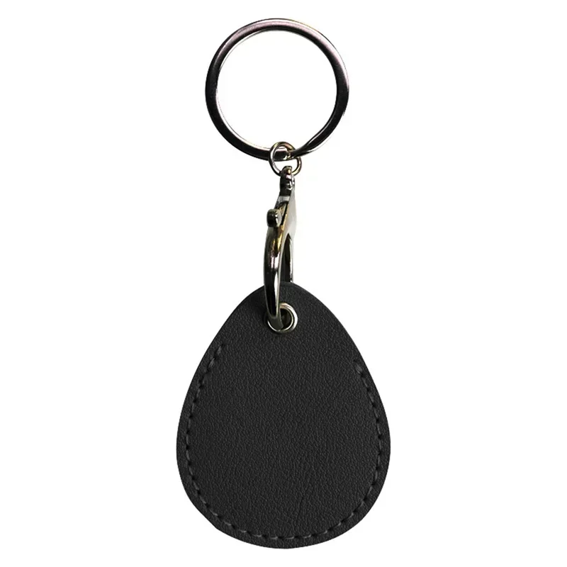 Leather Keychain Doorlock Key Ring Access Card Bag Induction Waterproof ID Card Case Key Tag Protective Case Tag Ring key case key holder key organizer key protector card case holder