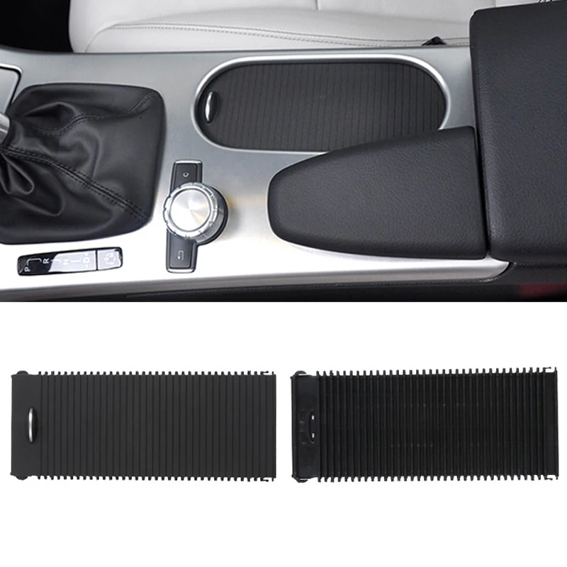 Bracciolo Di Controllo Centrale Rullo Tenda Per Auto Copertura Della Console Centrale Scorrevole Portabevande Per Tazza D'Acqua Per Mercedes Benz Slk 