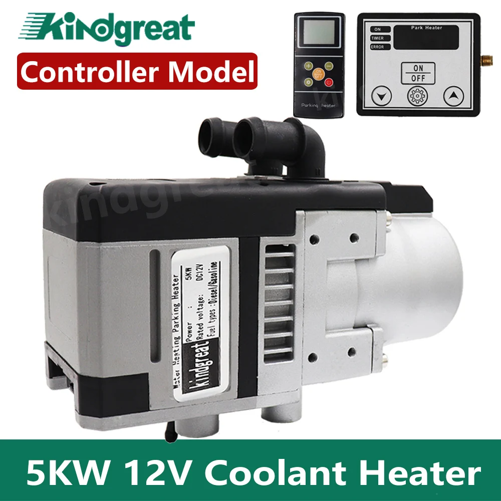 

12V 5KW New LCD controller model Diesel/Gasoline RV Car Hydronic Heater Boat Caravan Motorhome Coolant Parking Heater