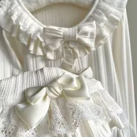 Kawaii Lolita Cropped Knit Cardigan, Heart Lace Openwork Spring Cover-Up, Japanese Sweet Vintage Style Sun Protection Sweater - Image 6