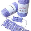 100g 800M 3mm Sequin cotton yarn DIY Knitted decoration Hand crochet KNITTING YARN 4