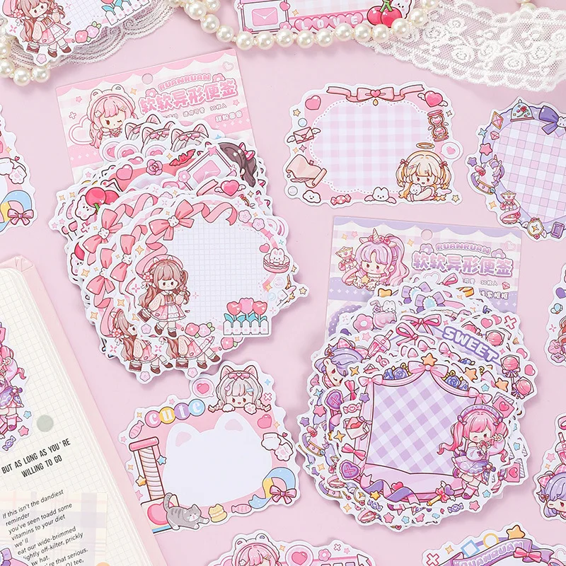 

30pcs/lot Memo Pads Material Paper soft Junk Journal Scrapbooking Cards Retro Background Decoration Paper