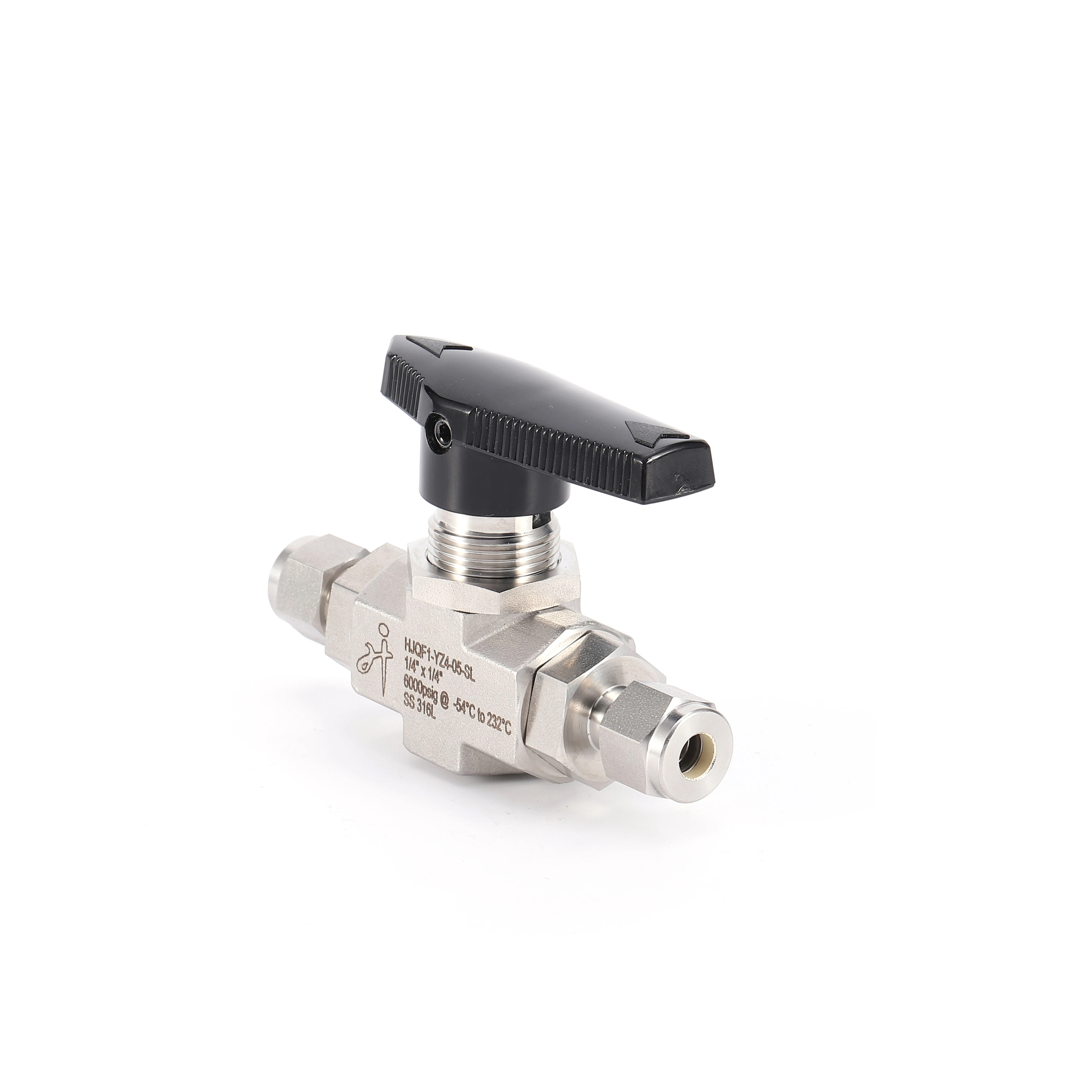Stainless Steel Instrumentation Ball Valve 3000psi Double-Sealed Manual Ball Valve