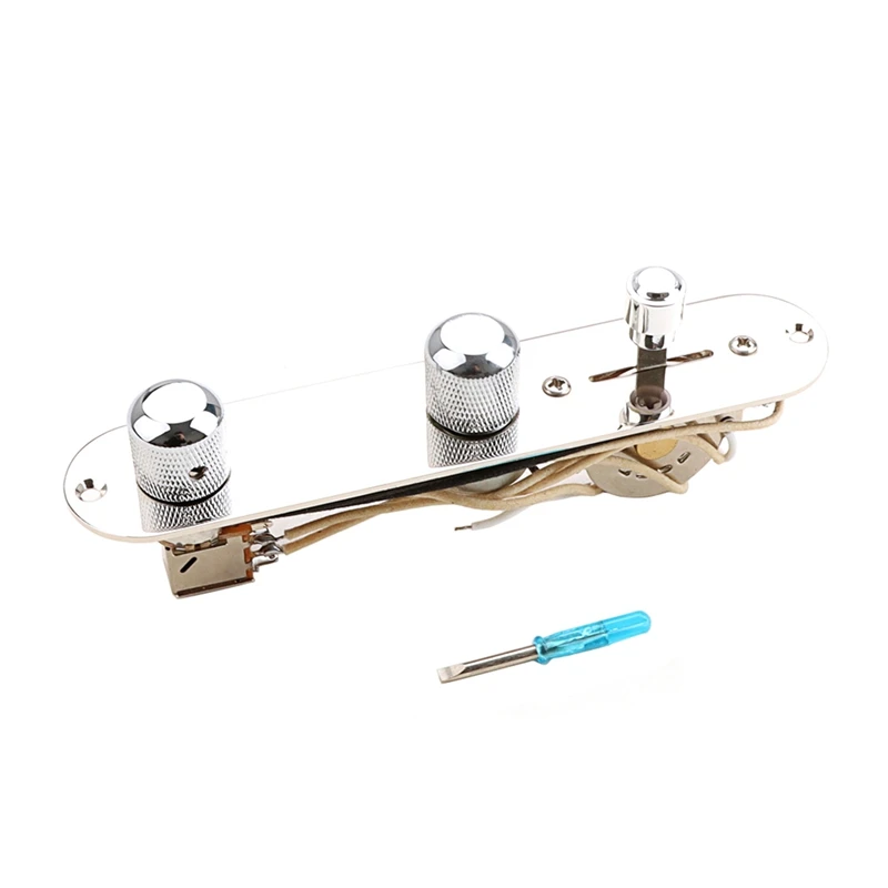 

Prewired 3-Way Control Plate With Wiring Harness For Telecaster Electric Guitar Parts