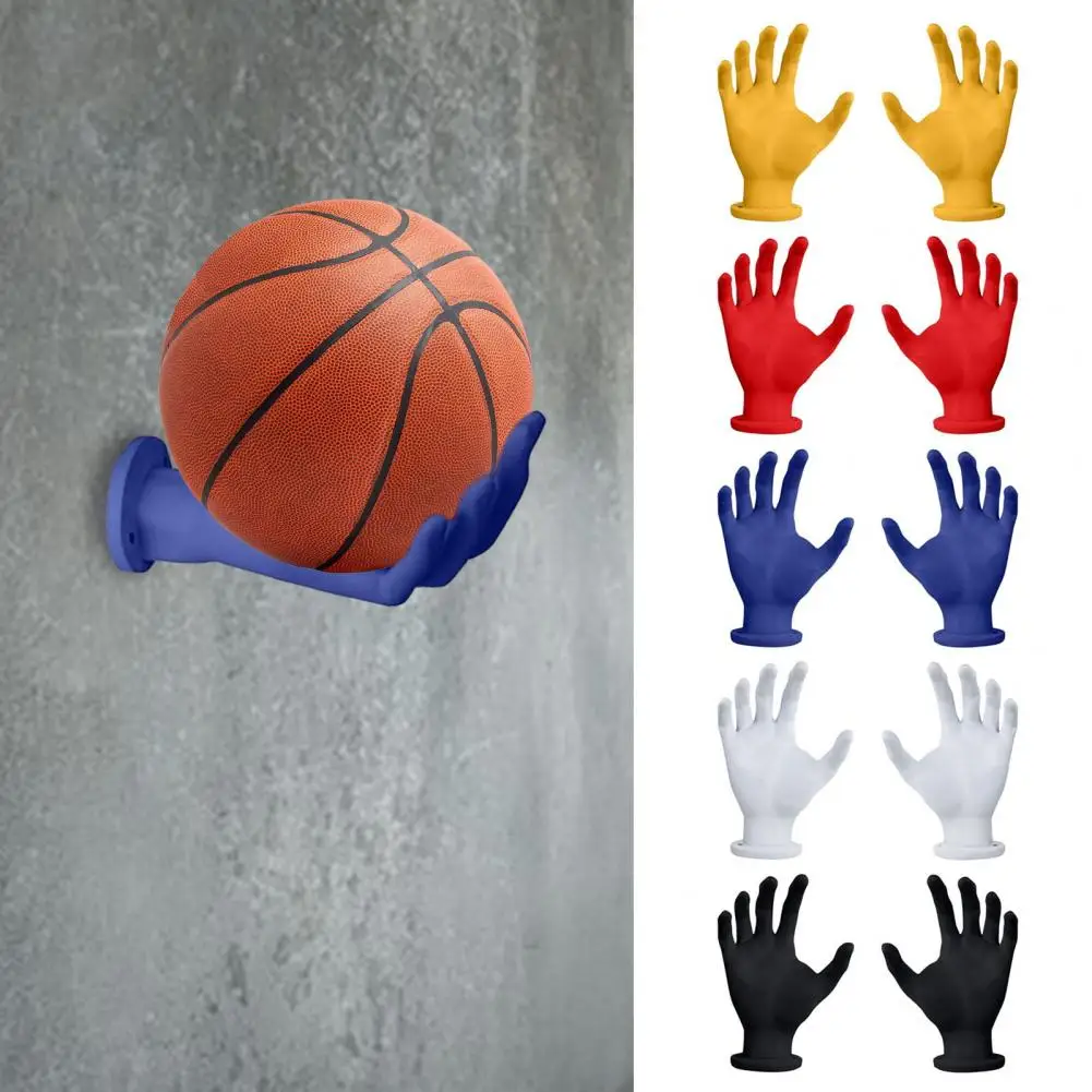 

Basketball Display Wall Hanger Left Right Hand Sculpture Decoration Football Sports Ball Headset Holder Wall Mount Rack