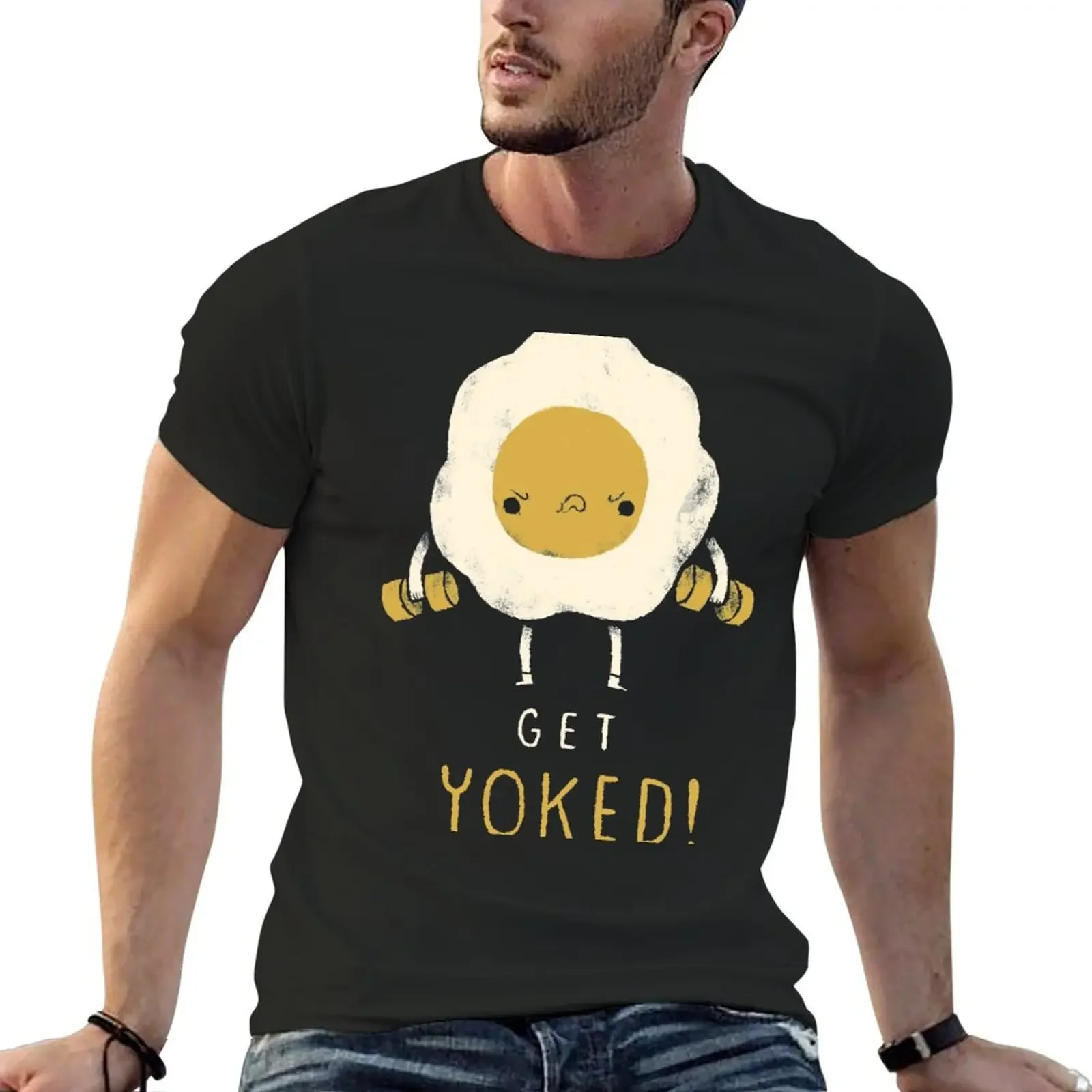 

Получите футболку yoked, Мужская одежда, простая дизайнерская футболка для мужчин