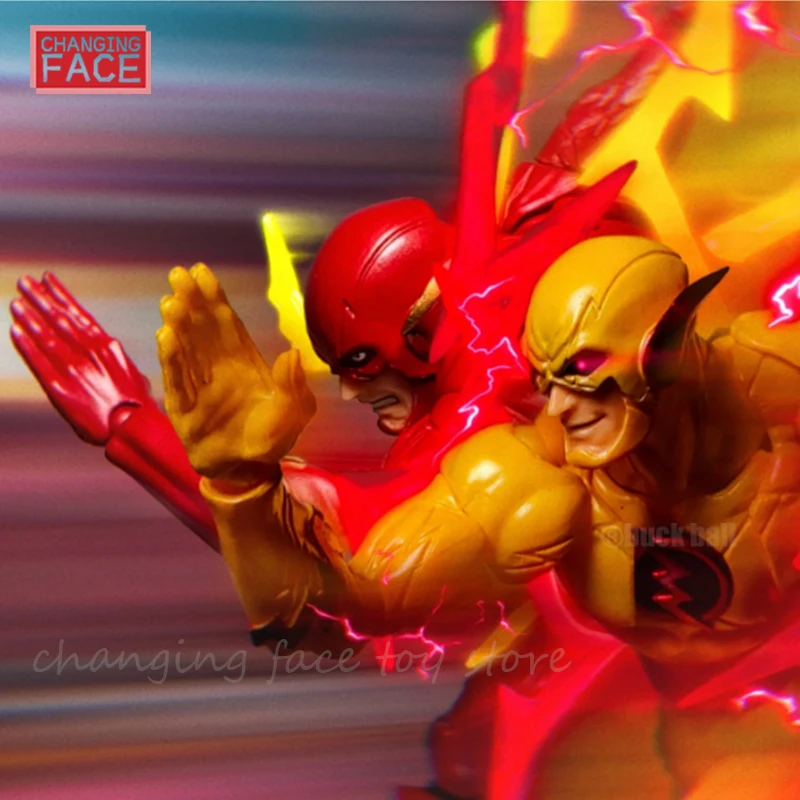 

Original 16cm KAIYODO AMAZING YAMAGUCHI DC The Flash Figure Reverse-Flash Action Figurine PVC Collection Figure Model Toy Gifts