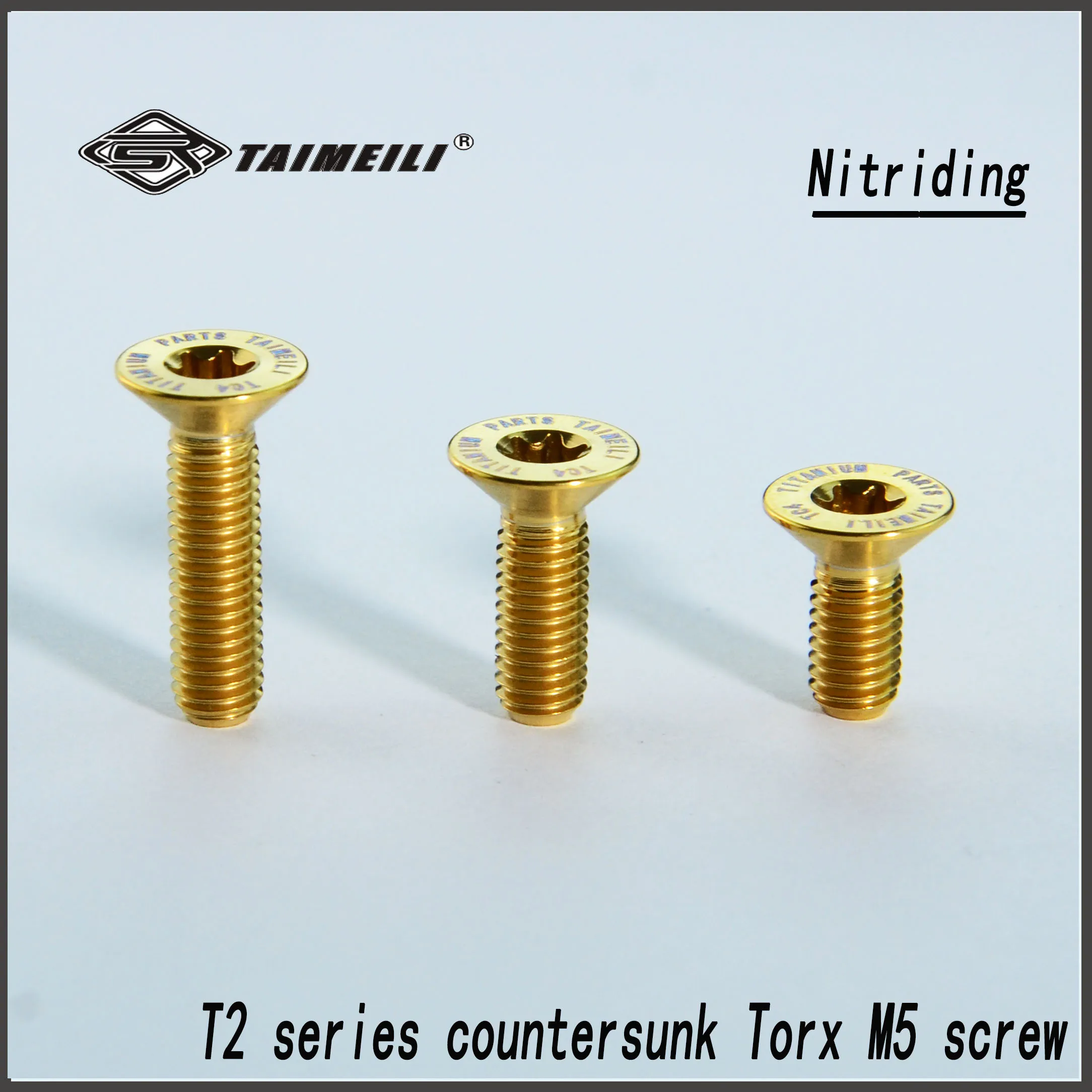 TAIMEILI 1pcs 티타늄 합금 카운터싱크 헤드 스크류 T2 시리즈 Torx m5x12-35mm 스티어링 휠 수정 1pcs
