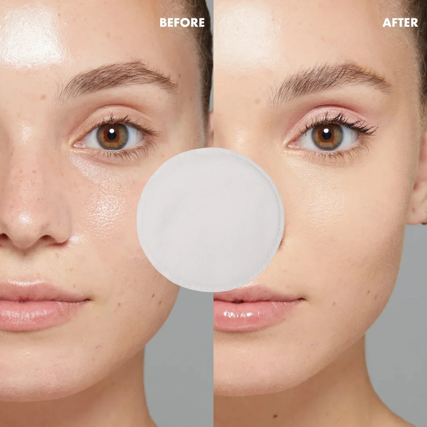 Description Picture 6 of item100/1000pcs Disposable Cosmetic Cotton Pads Soft Breathable Double-sided Round Facial Cleaning Makeup Nail Polish Remove Pads