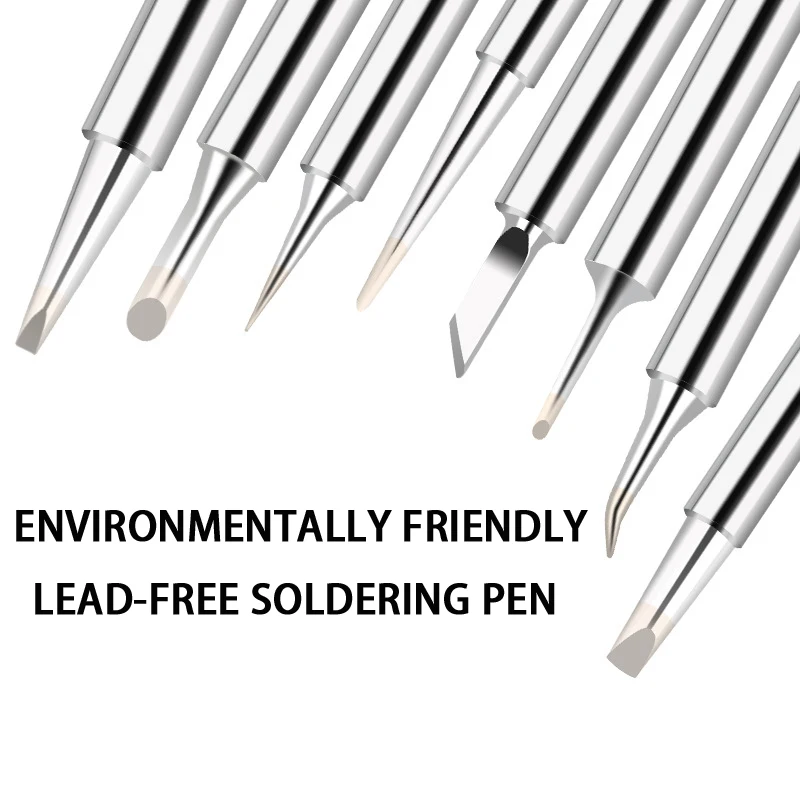 900M-T Series K/SK/B/I/IS/1C/2C/3C/4C/2.4D/3.2D Soldering Iron Tips Lead-Free Welding Head 5pcs/set soldering iron tips