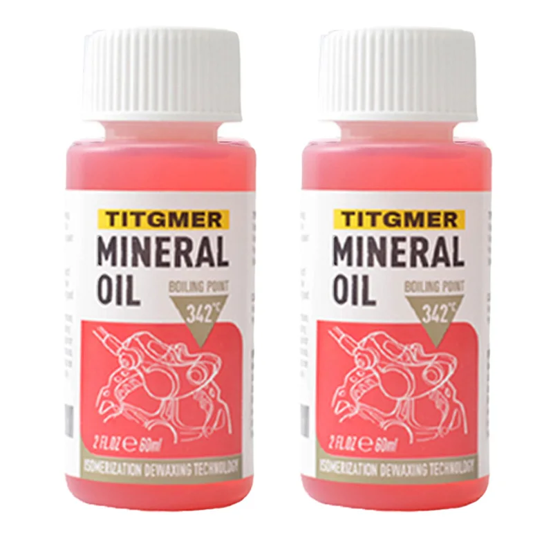 Bicycle Brake Mineral Oil System 60ml Fluid for Mountain Road Bikes 1/2/4/6/8/10/12PCS