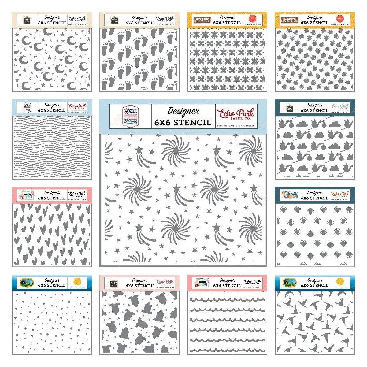 

Summer Fun Sun Always Shine Flowers Layering Making Templates DIY Hot Sale Painting Scrapbook Colouring Embossing Moon and Stars