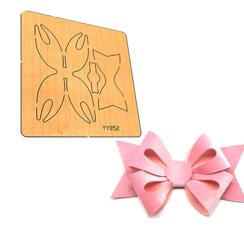 

2021 Headdress Bow Cutting Die Scrapbook Cut Sky Wooden Molds Are Suitable For General Machines In The Market Yy-051 Dies