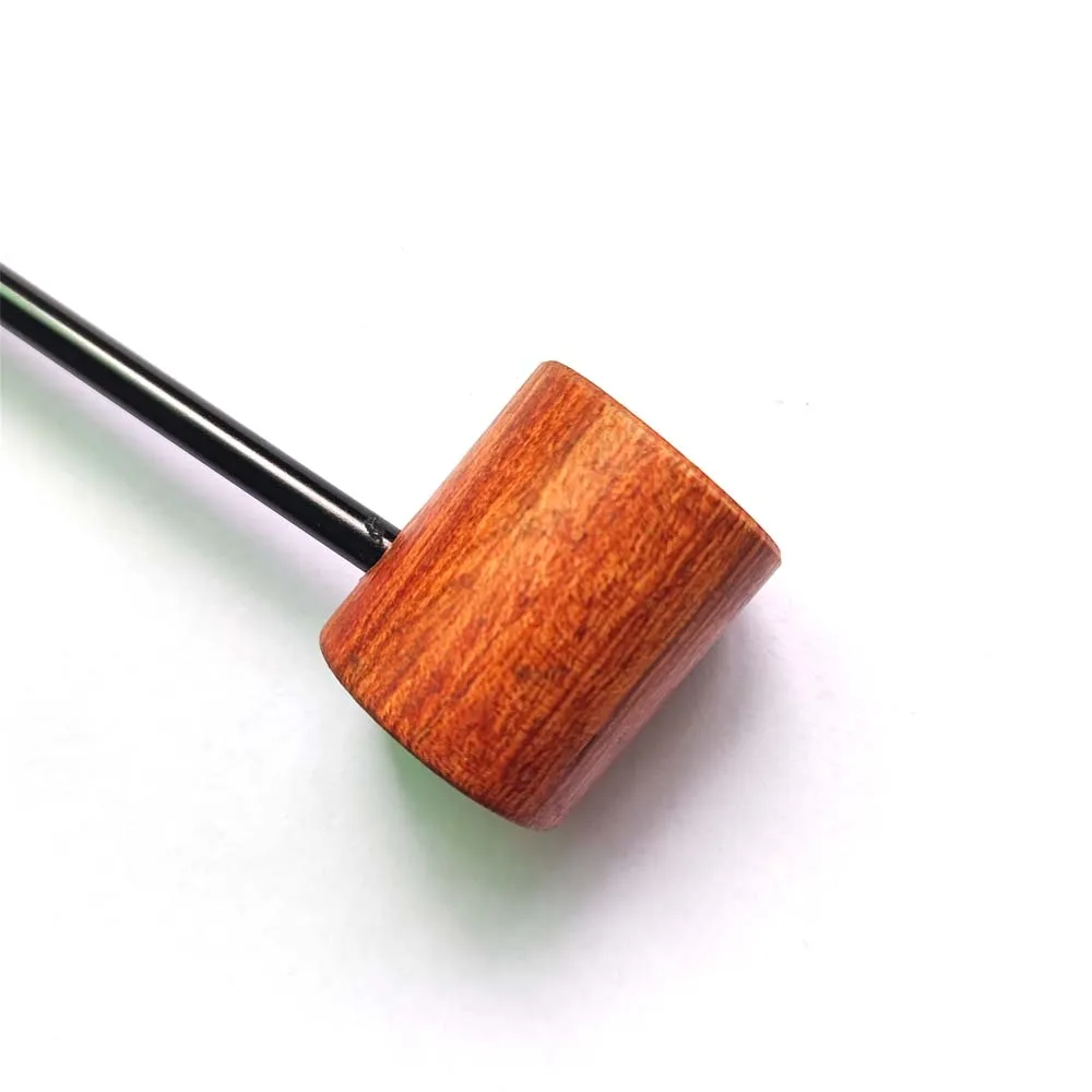 Portable Wooden Popeye Pipe Straight Type Retro Sailor Tobacco pipe Wood smoking pipe Handmade Practice Bucket Smoke Accessory