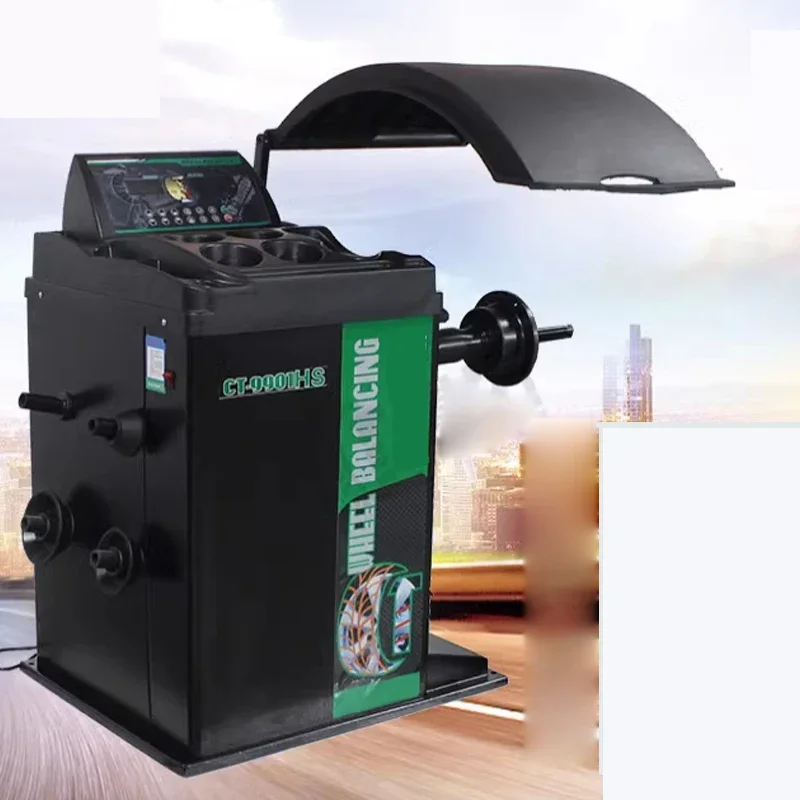 CT9901HS Fully Automatic Tire Balancing Machine Dynamic Balancing Instrument Infrared Automatic Point Findin, Braking