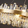 Luxury Modern K9 Crystal Chandelier Creative and Minimalist Living Room Light Bedroom Light high-end kKitchen iIsland Chandelier 6