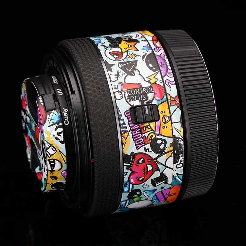 For Canon RF 50mm F1.8 STM Decal Skin Camera Lens Sticker Vinyl Wrap Anti-Scratch Film Protector Coat RF50 RF50mm 50 1.8 F/1.8 3