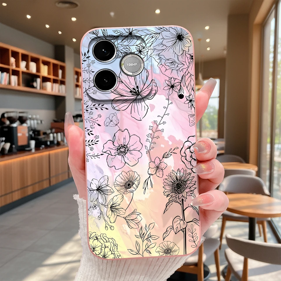 Elegant Sun and Moon Protective Phone Case Shell