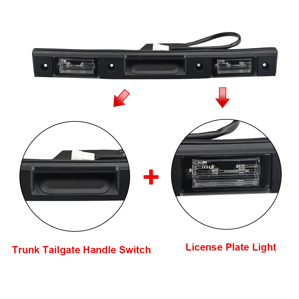 

For Land Rover Range Rover L322 2002-2012 Tailgate Switch Plate Rear License Plate Light 51138265649 CXB000123LPO
