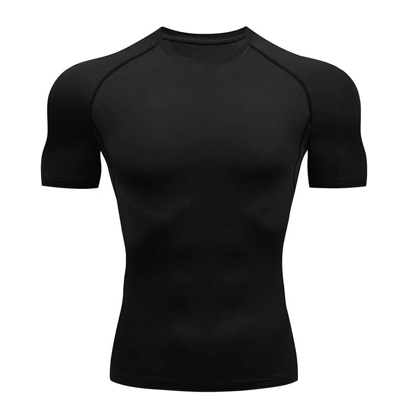 T-shirt Homme Compression Sport à Motif Araignée - Neuf Avec étiquettes, Manches Courtes