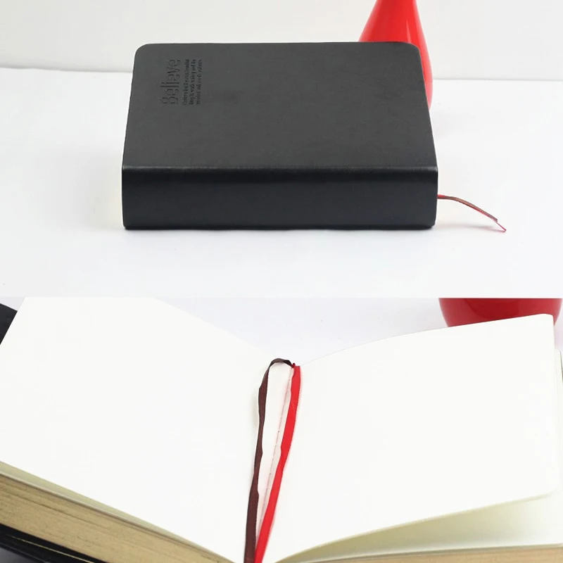 Vintage Thick Paper Notebook Notepad Leather Bible Diary Book Journals Agenda Planner School Office Stationery Supplies - 5