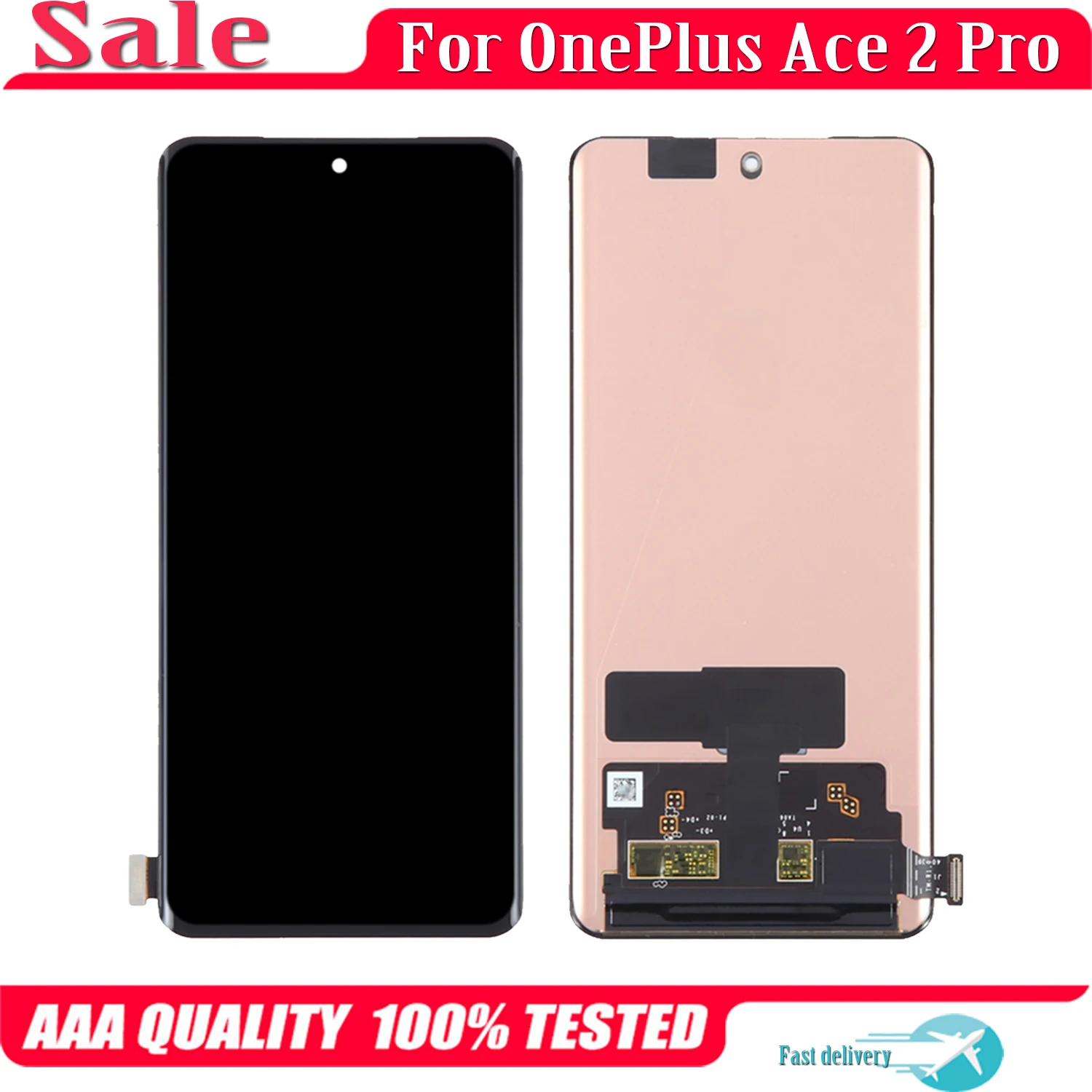 

6.74'' Original AMOLED For OnePlus Ace 2 Pro LCD Display Touch Screen Digitizer Assembly For OnePlus Ace2 Pro LCD Replacement