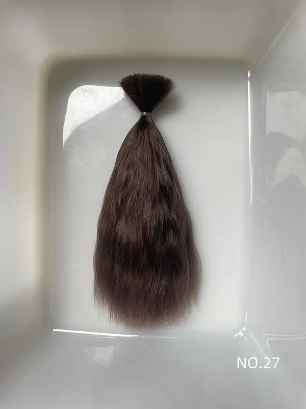 witdiy/23-26cm/mohair doll hair/organic hair/mohair hair bundles/Schengen hair/reborn doll wig/Blythe hair/mohair wig - Image 19