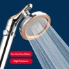 Zloog Large Panel Handheld Bathroom Shower Head with Stop Button Water Saving High Pressure Shower Head Filter Rainfall Shower 1