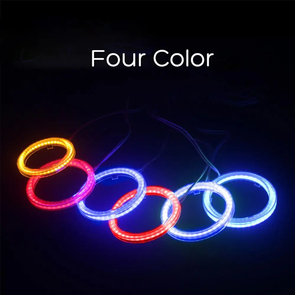 1 Pz Daytime Running Faro Lampada Auto Angel Eyes Led Halo Ring Faro Drl 12V 60Mm 70Mm 80Mm 90Mm 100Mm 110Mm 120Mm