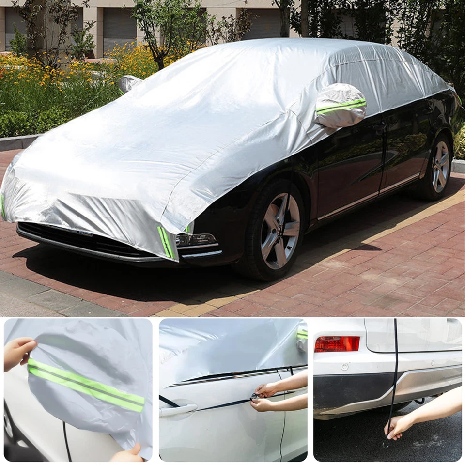 Housse Protection Pare-brise Voiture - Imperméable, Anti-feuilles Et Poussière, Pour L'hiver Et L'automne
