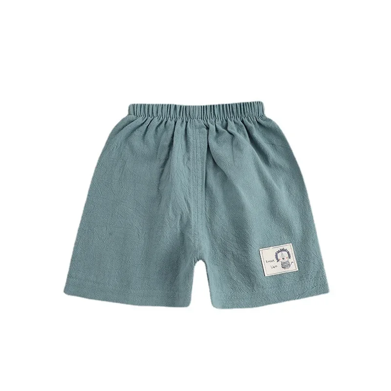 1-5 Years Kids Summer Shorts Boys Korean Style Cotton and Linen Short Pants Toddler Little Children Cute Shorts kids shorts