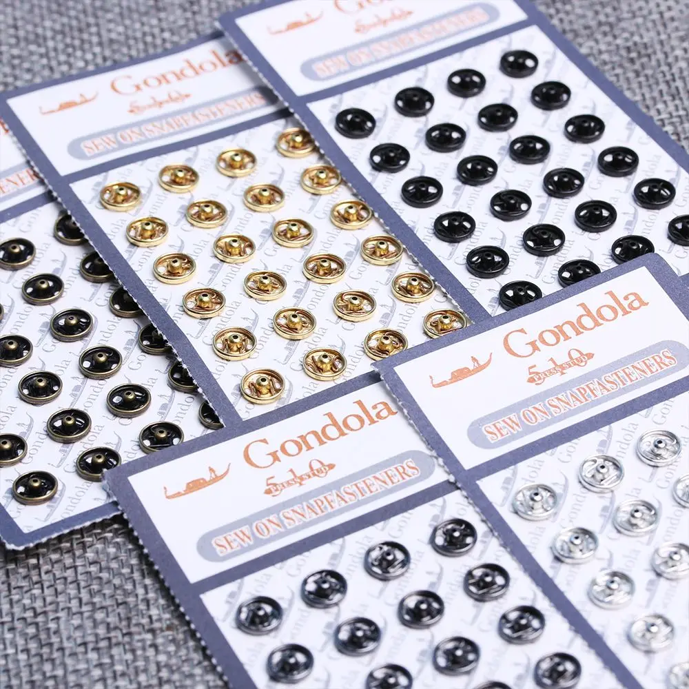 

10/24Pcs Mini Buttons DIY Doll Clothes Metal Invisible Snap Buckles for 1/6 Doll Clothing Dollhoues Miniature Sewing Accessories