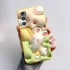 For Vivo V20 SE Case Vivo Y70 Phone Case V20SE Cute Rabbit Panda Painted TPU Soft Cover V2022 V2023 Camera Shockproof Back Coque 2