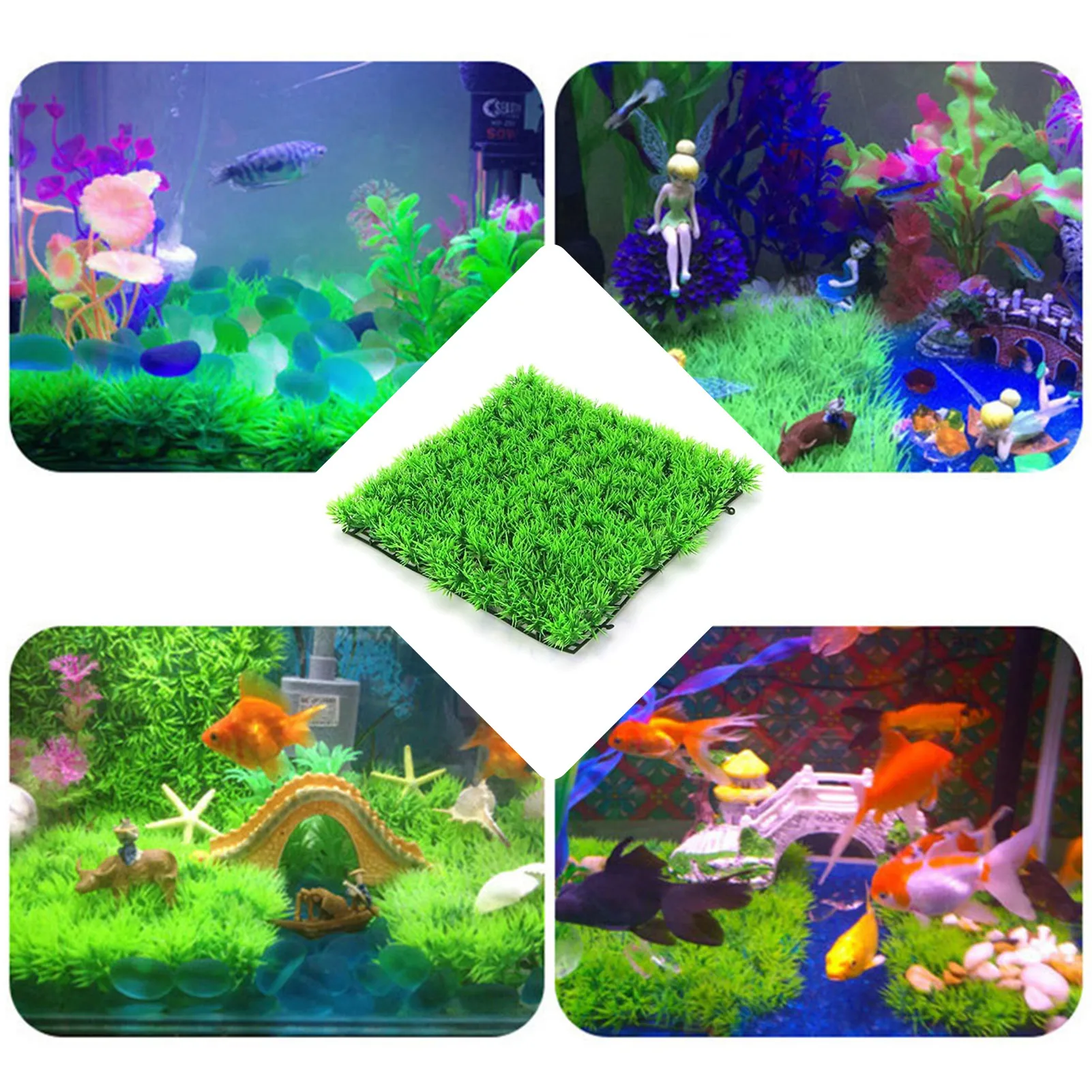 Aquarium Plants Fake Aquarium Grass Fish Grass Fake Aquatic Turf Grass