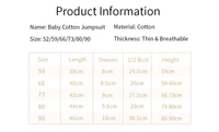 Newborn Baby Bodysuits for Boy Girl Summer Thin Outwear Casual Short Sleeve Toddler Kids Jumpsuits Children Clothes 6