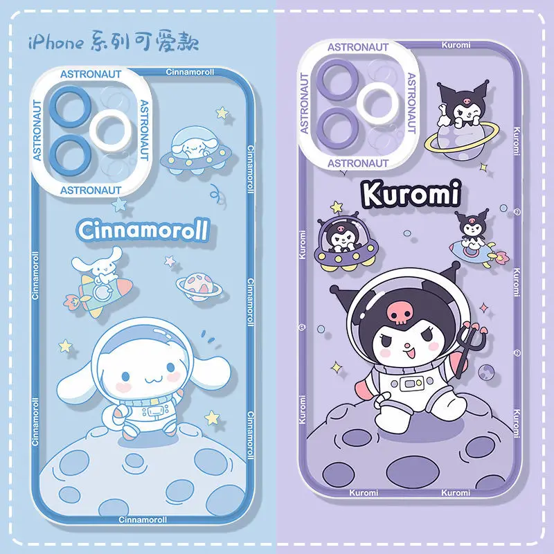 

Новый силиконовый чехол Sanrio Kuromi Cinnamoroll для Iphone 11 12 13 14 Pro Max