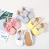 Spring & Autumn Baby Girl Princess Shoes Butterfly Bowknot Four colors Solid Fashion Design Newborn Toddler Shoes First walkers 2