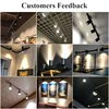Full Set Track Light rails 220V 110V Spot Led Track Light Ceiling Lamp COB Spotlight Rail Lighting Fixture Home Clothing Store 2