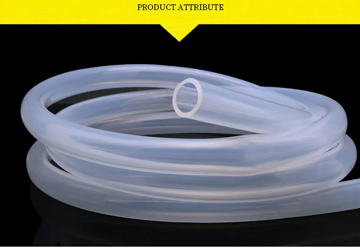 1M  Food Grade Silicone Rubber Hose Transparent Flexible Silicone Tube Diameter 1 2 3 4 5 6 7 8 9 10 11 12 13mm Clear Tube