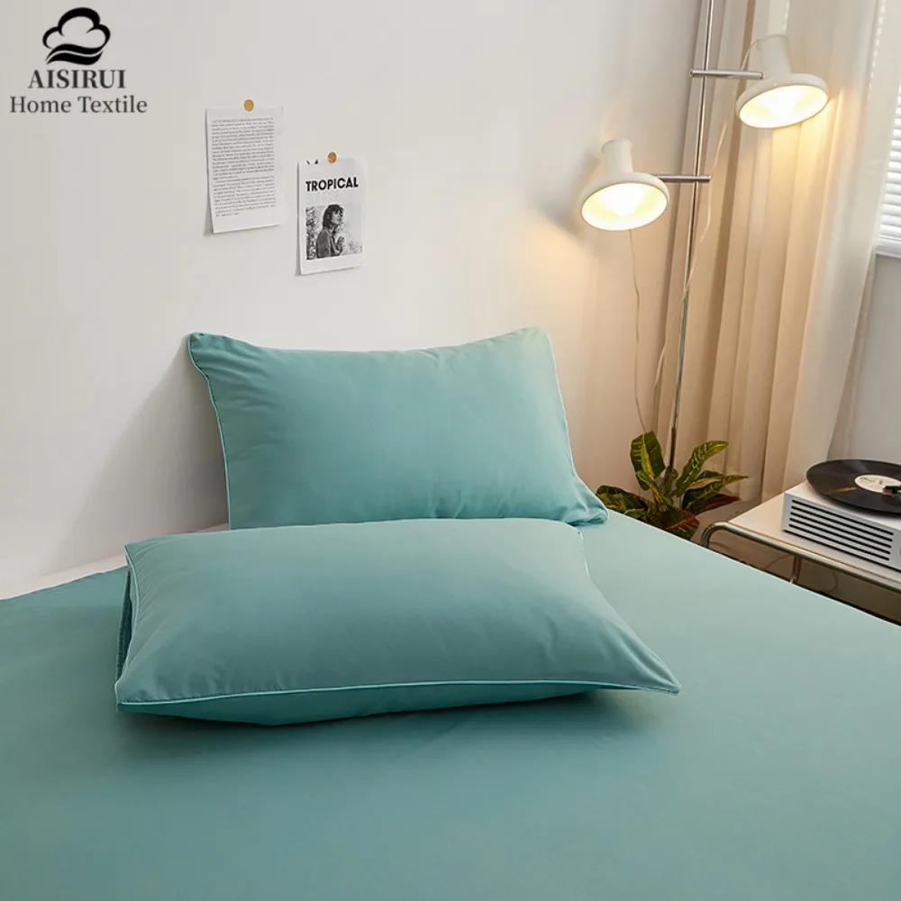 AISIRUI Cotton Flat Bed Sheet Soft Comfortable Top Sheet Fade Resistant Bed  Sheet King Size Foldable Bed Cover 200x230cm Bedding - AliExpress, image size:1000x1000