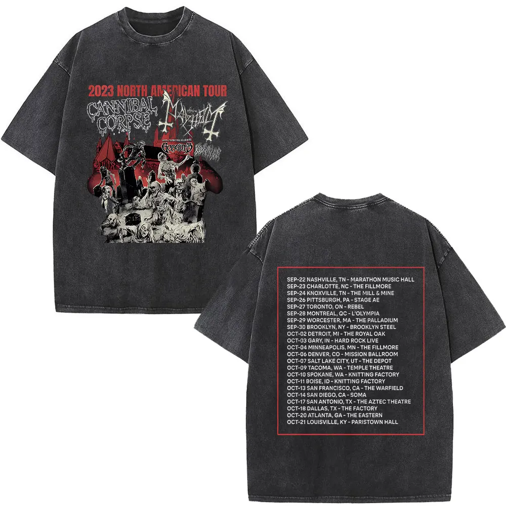 T-Shirt Cotone Uomo Teschio Religioso Papa Rock Music Heavy Metal