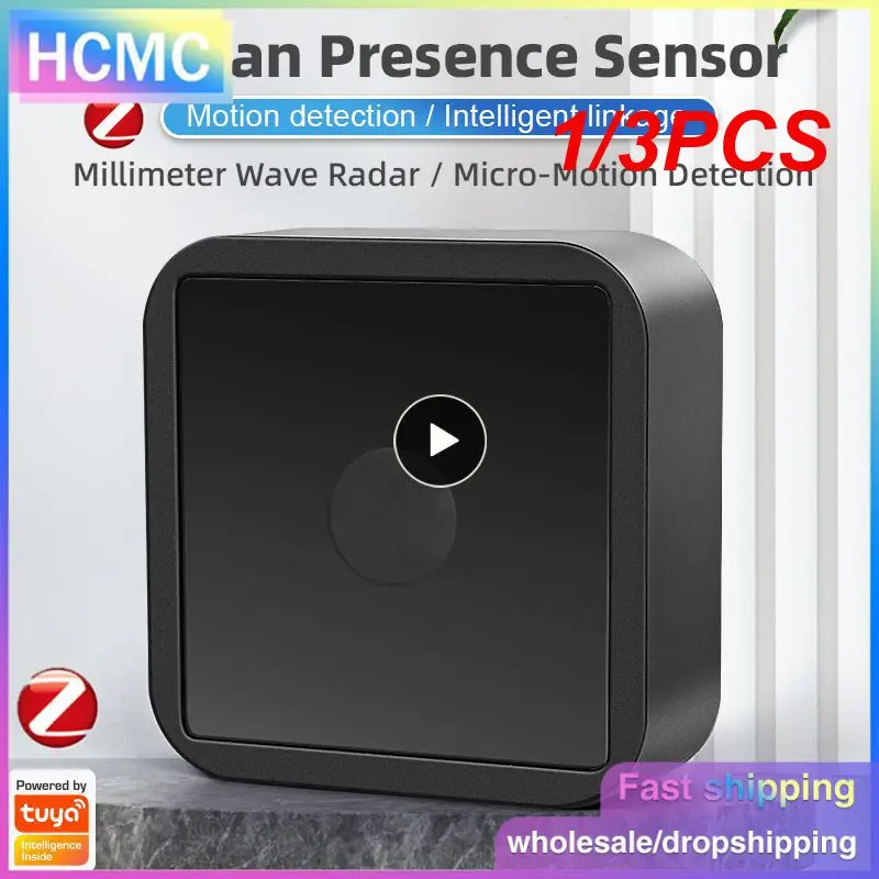 

1/3PCS Tuya WiFi/ZigBee Human Presence Sensor mmWave Detection PIR Motion Sensor Smart Life APP Smart Home Security