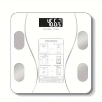 1pc Intelligent Bluetooth electronic weight scale: wireless digital bathroom scale, precise measurement of body fat percentage 1