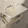 Toilet Paper Holder with Phone Shelf Bathroom Toilet Paper Roll Holder Acrylic Roll Paper Holder Tissue Hanger Phone Holder 6